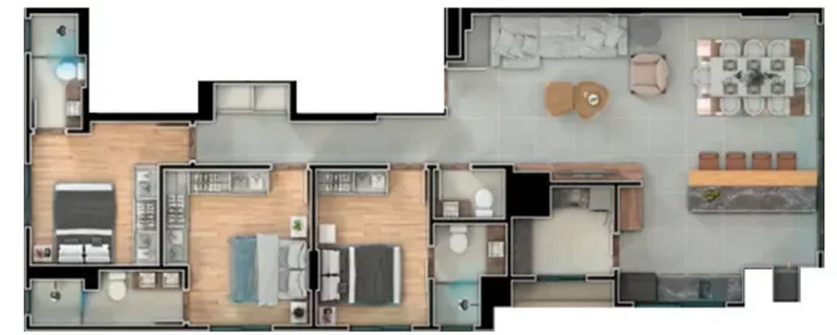 Imagem Saint Claire - Apartamento à venda no bairro Centro - Balneário Camboriú/SC