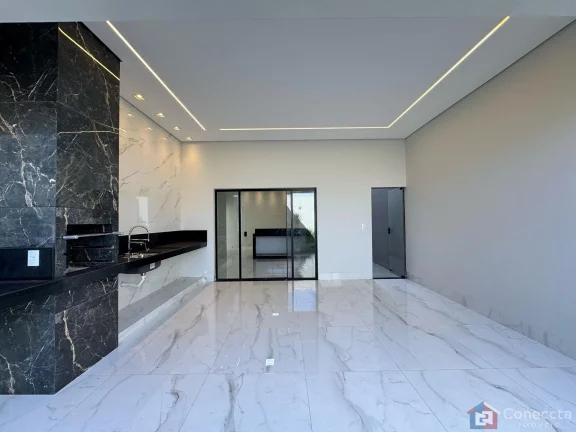 Imagem Casa à Venda no Parque do Sabiá em Patos de Minas – 3 Quartos e Área Gourmet
