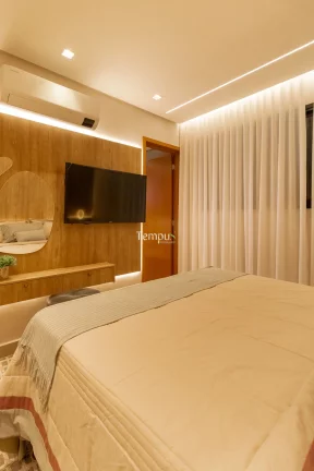 Imagem Residencial Vértice - Apartamento 3 Quartos 1 Suíte, Churrasqueira a Carvão na varanda