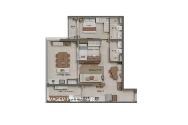 Imagem Apartamento de luxo à venda no Alameda Tatuapé Condomínio Clube Residence, São Paulo-SP, Vila Zilda: 3 quartos, 3 suítes, 4 banheiros, 2 vagas, 147m².