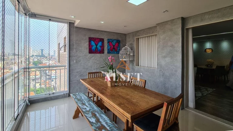 Imagem Apartamento de porteira fechada com 3 dormitórios e varanda gourmet na Vila Regente Feijó