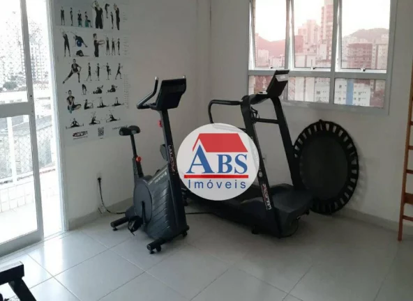 Imagem Apartamento com 2 dormitórios à venda, 73 m² por R$ 618.000 - Boqueirão - Santos/SP Lazer com piscina