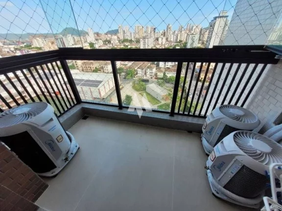 Imagem Apartamento porteira fechada no Bairro da Aparecida com 2 quartos, sendo 1 suíte e andar alto!