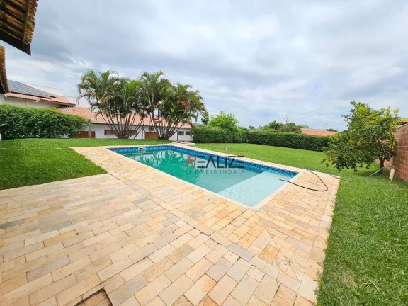 Imagem Chácara com ampla piscina e quintal à venda, 1000 m² por R$ 1.200.000 - Condomínio Terras de Itaici - Indaiatuba/SP