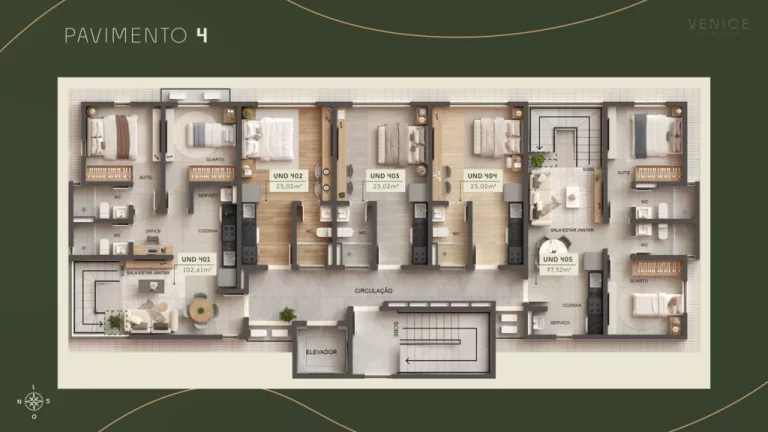 Imagem Apartamento à venda no bairro Intermares - Cabedelo/PB