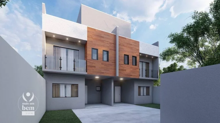 Imagem Sobrado com 3 dormitórios à venda, 143 m² por R$ 890.000,00 - Boa Vista - Curitiba/PR