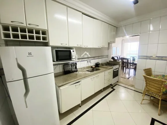 Imagem Apartamento frente mar com vaga nas Pitangueiras: 1 quarto, 2 salas, 1 banheiro, garagem, 70m²!