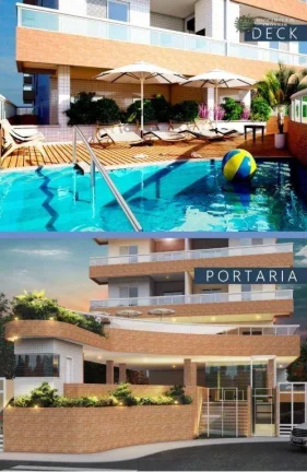 Imagem Apartamento com 1 dormitório à venda, 51 m² por R$ 350.000,00 - Vila Guilhermina - Praia Grande/SP