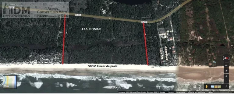 Imagem 400.000 m² com 500 m de frente ao Mar em Ilhéus - BA