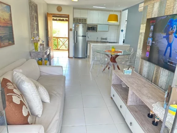 Imagem A 5ª Avenida Imóveis selecionou esse belíssimo apartamento 3/4, suite, porteira fechada no Condomínio Quinta Das Lagoas Reserva, Itacimirim: 970 mil