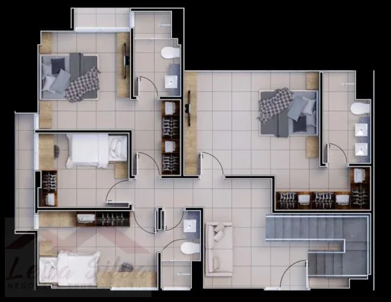 Imagem Apartamento 3 dormitórios para Venda em Teresina, Noivos, 3 dormitórios, 2 suítes, 3 banheiros, 2 vagas