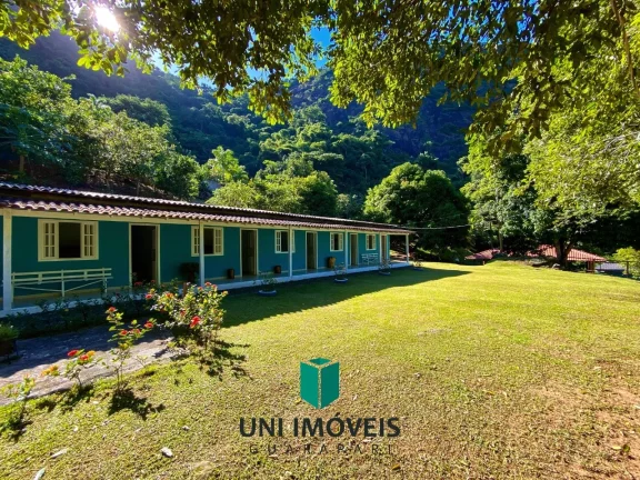 Imagem Chácara com 10 suítes e Cachoeira a venda, 9.104M² na zona rural de Guarapari.