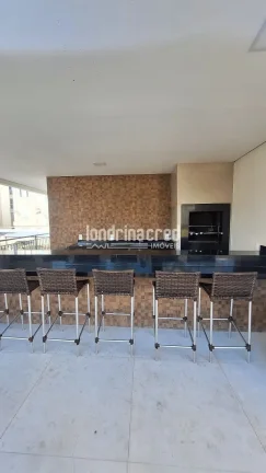 Imagem Apartamento semi-mobiliado no Spazio La Vitta, 2 quartos, cozinha planejada, vaga coberta, próximo à UEL, área de lazer e mini market no condomínio.