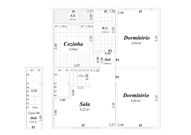 Imagem Casa de Condomínio com 2 dorms, Antártica, Praia Grande - R$ 225 mil, Cod: 2132
