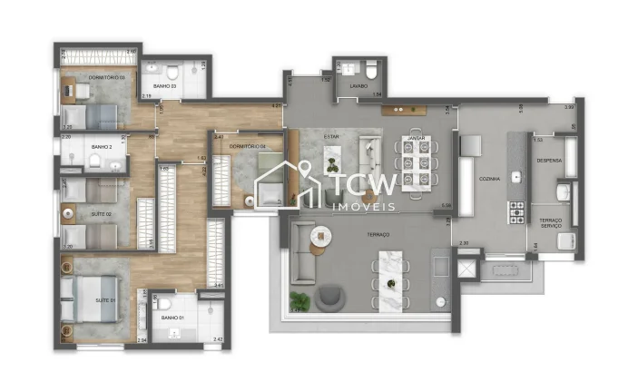 Imagem Apartamento Padrão 4 dorm