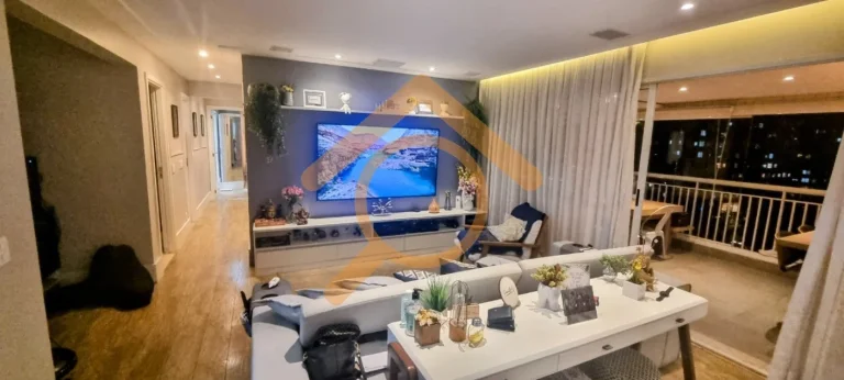 Imagem Apartamento de Luxo em Jurubatuba, São Paulo-SP: 4 quartos, 3 suítes, 136 m² - Condomínio Magic Resort