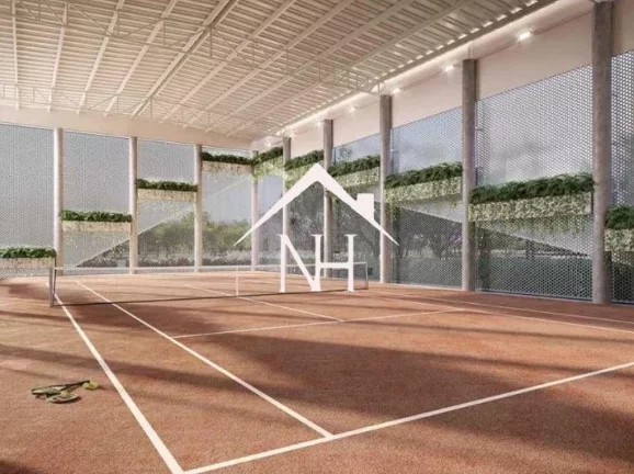 Imagem apartamento alto padrão 186m²,3 suítes, terraço gourmet, hall privativo, 3 vagas e um verdadeiro resort aos seus pés.