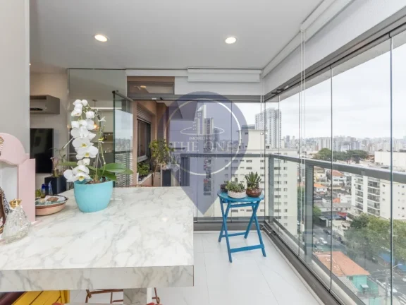 Imagem Apartamento de Alto Padrão com 2 Suítes na Vila Dom Pedro I, São Paulo-SP: 2 Quartos, 2 Salas, 3 Banheiros e 1 Vaga de Garagem!