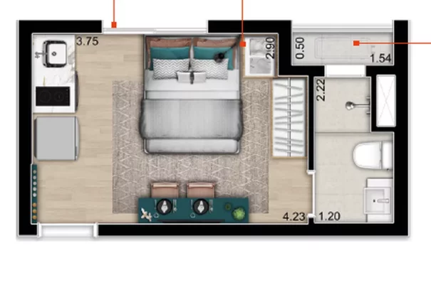 Imagem APARTAMENTO RESIDENCIAL em São Paulo - SP, Vila Buarque
