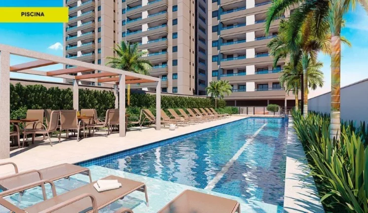 Imagem Apartamento à venda no Centro de São Bernardo do Campo-SP, 3 quartos, 1 suíte, 2 banheiros, 2 vagas de garagem, 74m² - Condomínio Motiró Santa Filomena.