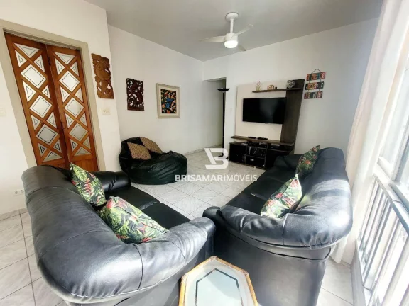 Imagem Apartamento com 3 dormitórios à venda, 103 m² por R$ 570.000,00 - Pitangueiras - Guarujá/SP