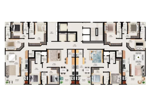 Imagem Aquarius Residence - Apartamento à venda no bairro Perequê - Porto Belo/SC