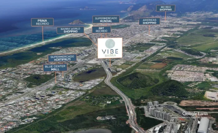 Imagem Apartamento para Venda em Rio de Janeiro, Recreio dos Bandeirantes, 2 dormitórios, 1 banheiro, 1 vaga