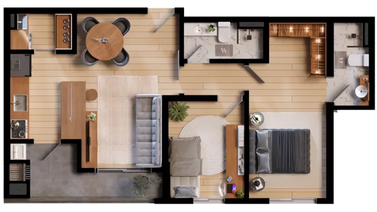 Imagem Oslo - Breve Lançamento - Apartamento à venda no bairro Santa Quitéria - Curitiba/PR
