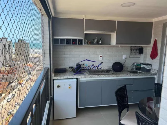 Imagem Apartamento com 2 dormitórios à venda, 74 m² por R$ 735.000,00 - Guilhermina - Praia Grande/SP