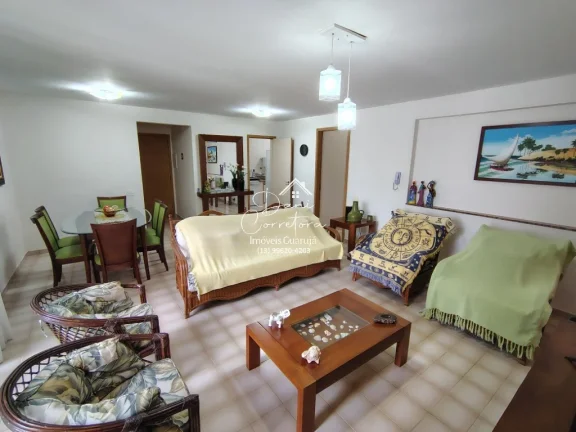 Imagem Imperdível apartamento à venda em Guarujá-SP, Pitangueiras: 3 quartos, 1 suíte, 2 salas, 3 banheiros, 105m². Venha conferir!