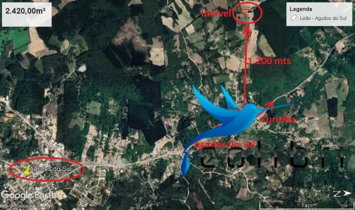 Imagem Chácara à Venda, 2.420 m² em Leão - Agudos Do Sul