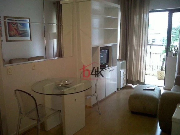 Imagem Apartamento Flat com 36 m² à venda, 1 dormitório e 1 vaga por R$ 1.060.000 - Itaim Bibi