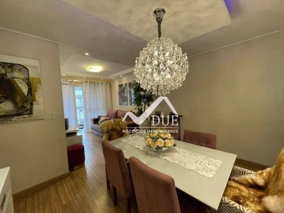 Imagem Porteira fechada apartamento com 3 quartos e lazer completo à venda, 98 m² por R$ 830.000 - Jardim Las Palmas - Guarujá/SP