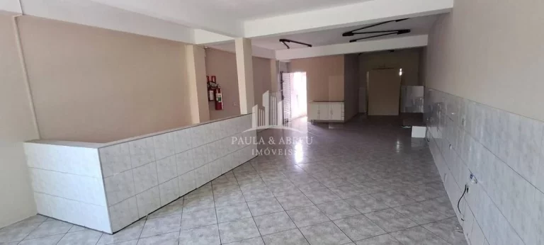 Imagem ALUGA Salão Comercial no 1° andar, com 80m², por 1.200 com tudo, 2 Banheiro, Fogão industrial, pia grande, na Avenida do Jardim Zaíra, Mauá-SP