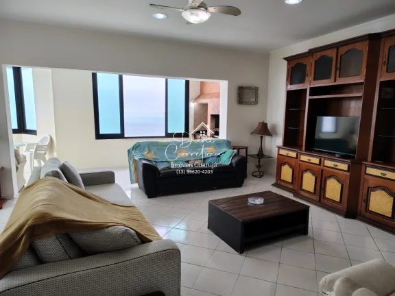 Imagem Imperdível oportunidade: Apartamento de luxo com 4 quartos e 2 suítes no Morro do Maluf, Guarujá-SP!
