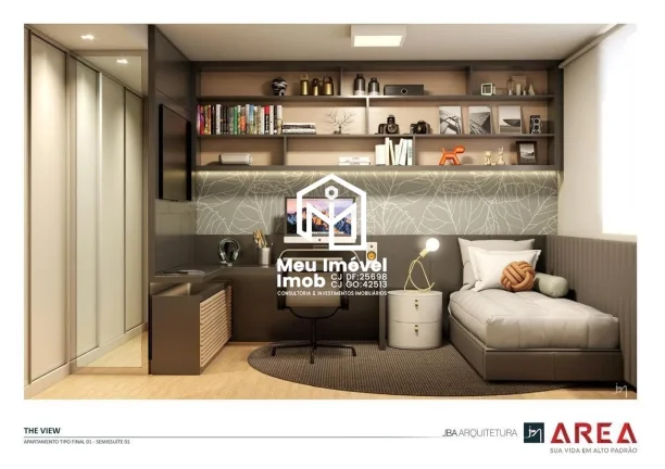 Imagem The View Águas Claras 3 Quartos 1 Suíte 1 Vaga 103m² Varanda