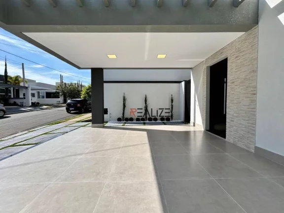 Imagem Casa moderna com 3 dormitórios à venda, 105 m² por R$ 960.000 - Condomínio Jardins do Império - Indaiatuba/SP