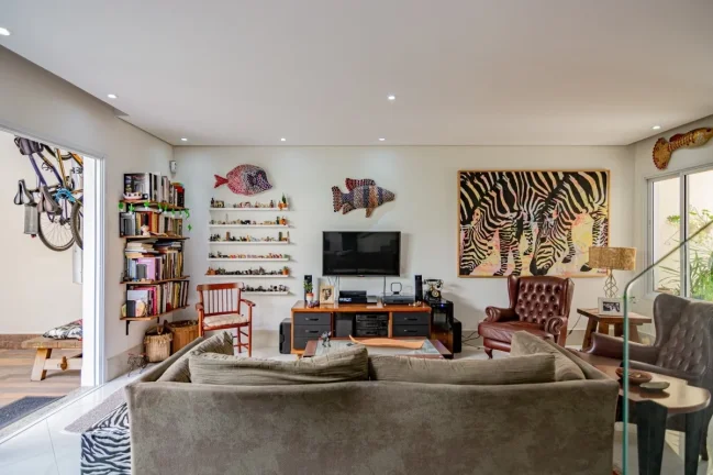 Imagem Sobrado Vila Romana - 188M², 4 Dorms, 4 Suítes, 2 Vagas, Face Norte, Móveis Planejados, Mobiliado, Churrasqueira.