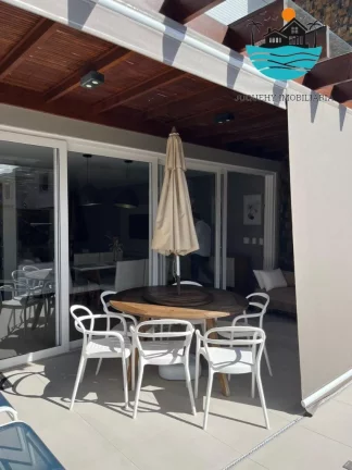 Imagem Aluguel Anual em Condomínio Pé na Areia em Juquehy, Aluguel temporada, com 4 suítes, Churras. piscina Privativa, máx. 08 pessoas | Juquehy Imobiliária