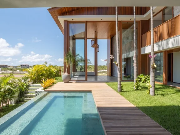 Imagem Casa em Condomínio à venda em Praia do Forte, Mata de São João - Churrasqueira, Piscina e Mobiliado