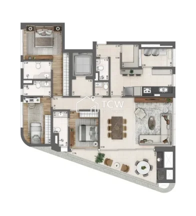 Imagem Apartamento Padrão 3 dorm no Itaim Bibi