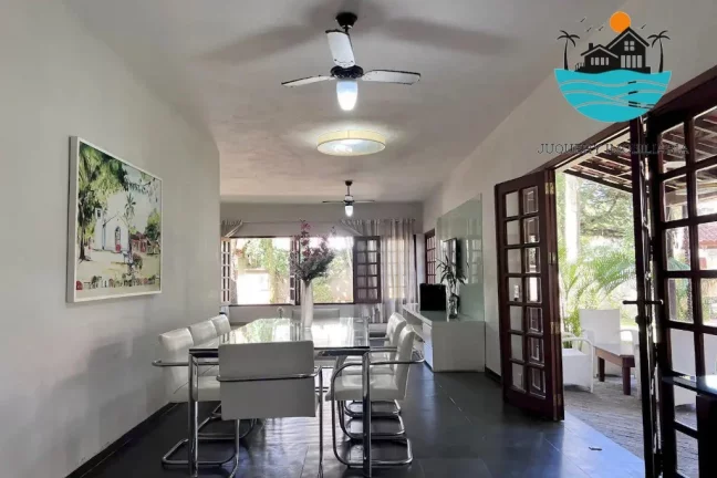 Imagem Casa bem localizada - Praia de Juquehy, 100 metros da praia, piscina, churrasqueira, 6 dormitórios, acomoda 14 pessoas | Juquehy Imobiliária