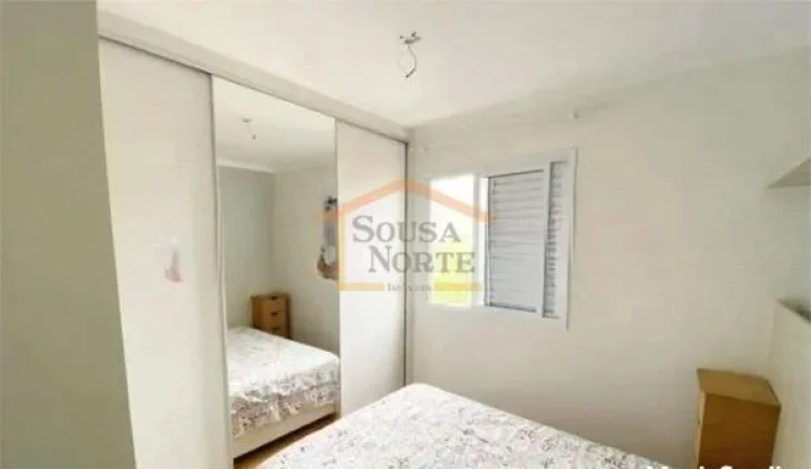 Imagem Apartamento 2 dormitórios, sendo 1 suíte, sala para 2 ambientes, cozinha com armários, área de s...
