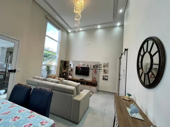 Imagem Casa térrea moderna com 3 dormitórios à venda, 105 m² por R$ 850.000 - Condomínio Jardins do Império - Indaiatuba/SP