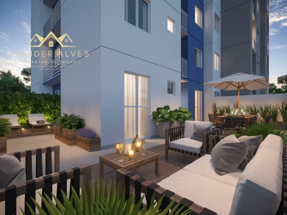 Imagem Apartamento de 1quarto + 1 suite e 2 quartos à venda no SUNSET CLUB em , - 43 m² e 47m² de área.