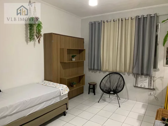 Imagem Kitnet pé na areia à venda ou locação (30,00 m²), Canto do Forte, Praia Grande, SP