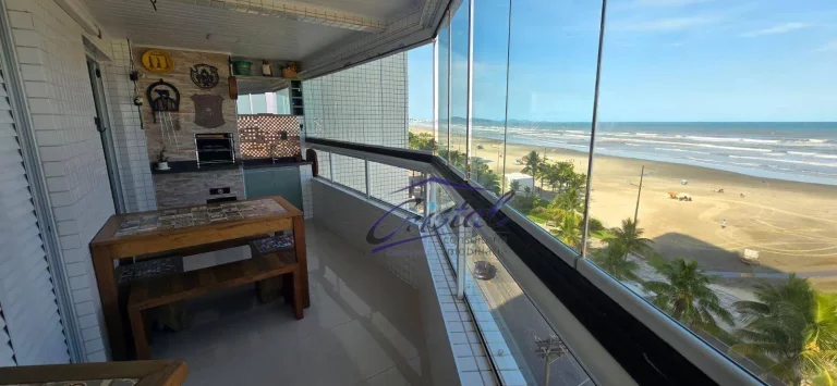 Imagem Apartamento com 2 dormitórios à venda, 87 m² por R$ 640.000,00 - Caiçara - Praia Grande/SP