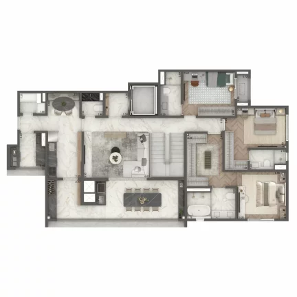Imagem APARTAMENTO RESIDENCIAL em São Paulo - SP, Brooklin Paulista