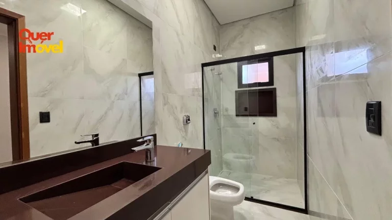 Imagem Casa de luxo em condomínio no Jardim Cybelli, Ribeirão Preto-SP: 3 quartos, 3 suites, 2 salas, 4 banheiros, 4 vagas - 152m².