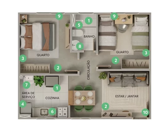 Imagem APARTAMENTO RESIDENCIAL em Mogi das Cruzes - SP, Braz Cubas